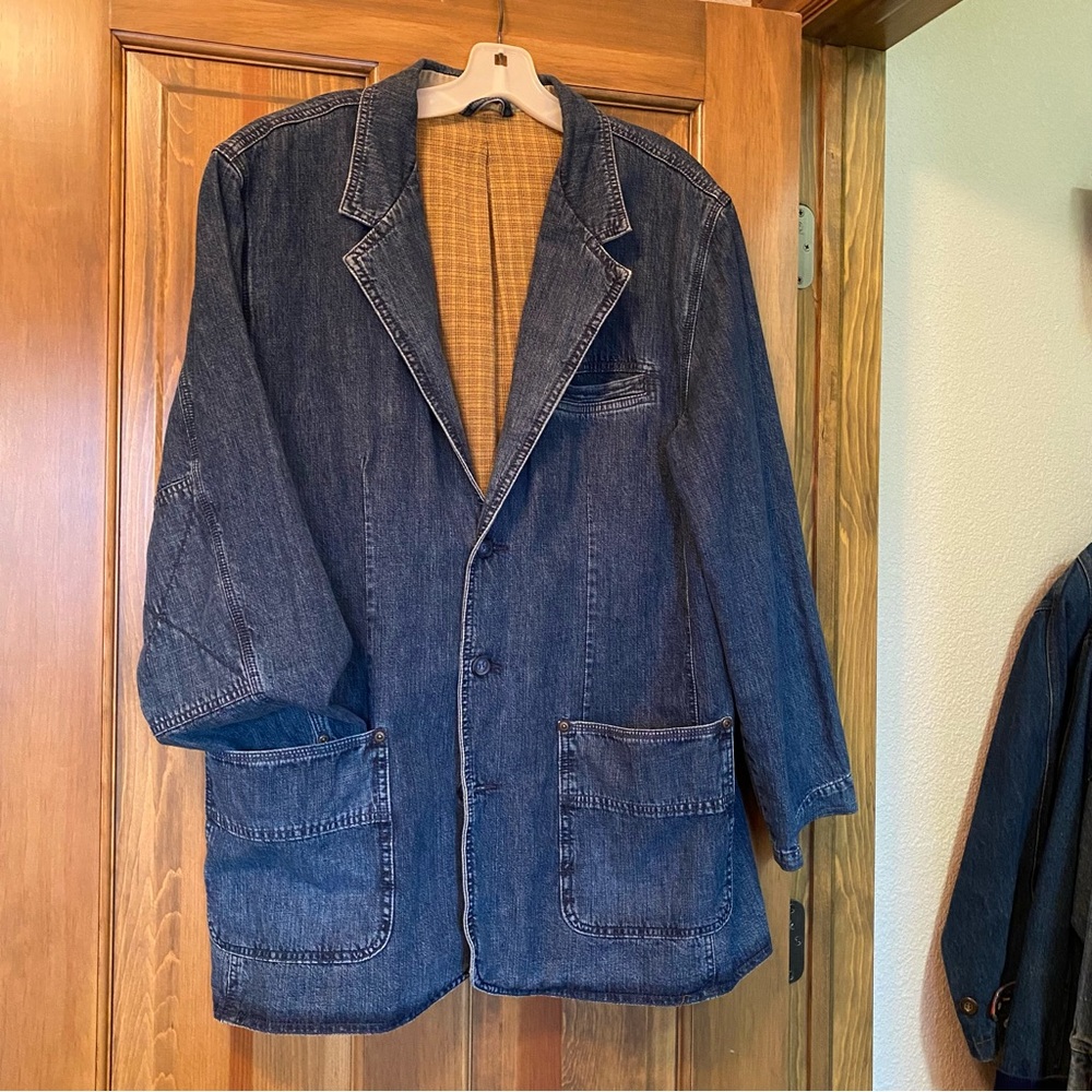 The Territory Ahead Blue Denim Jacket - Lined
